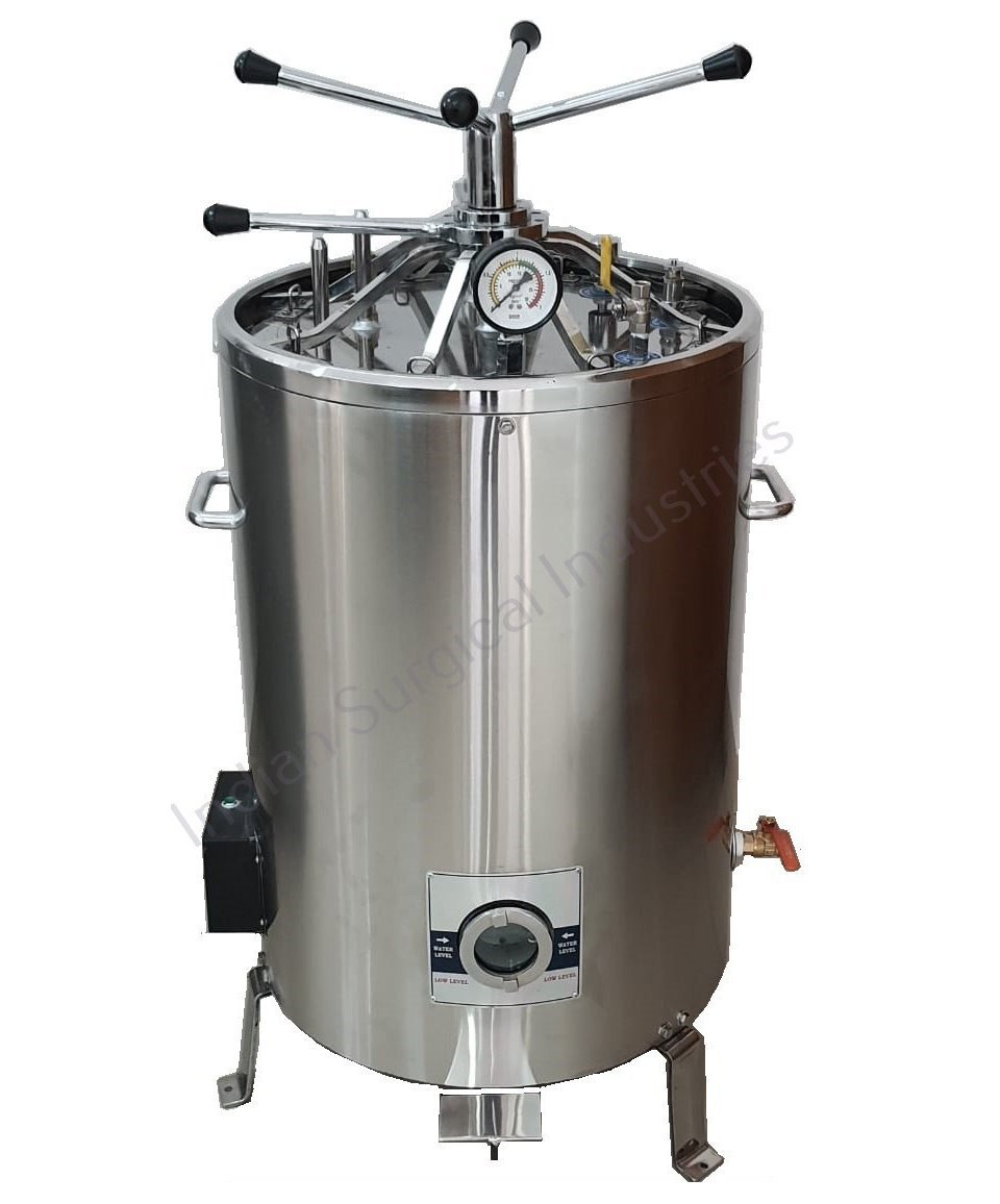 Autoclave Vertical Double Wall SS Radial Locking