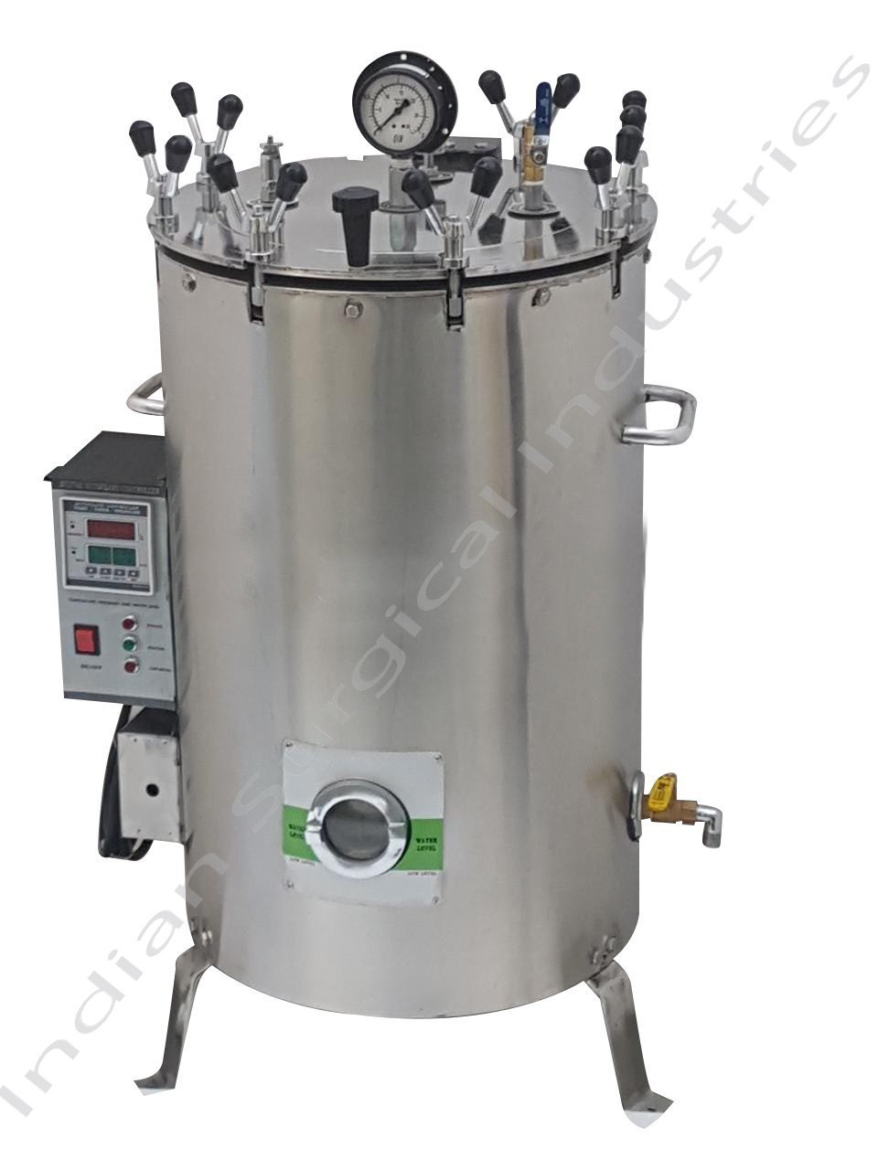 Digital Controller Double Walled Vertical Autoclave