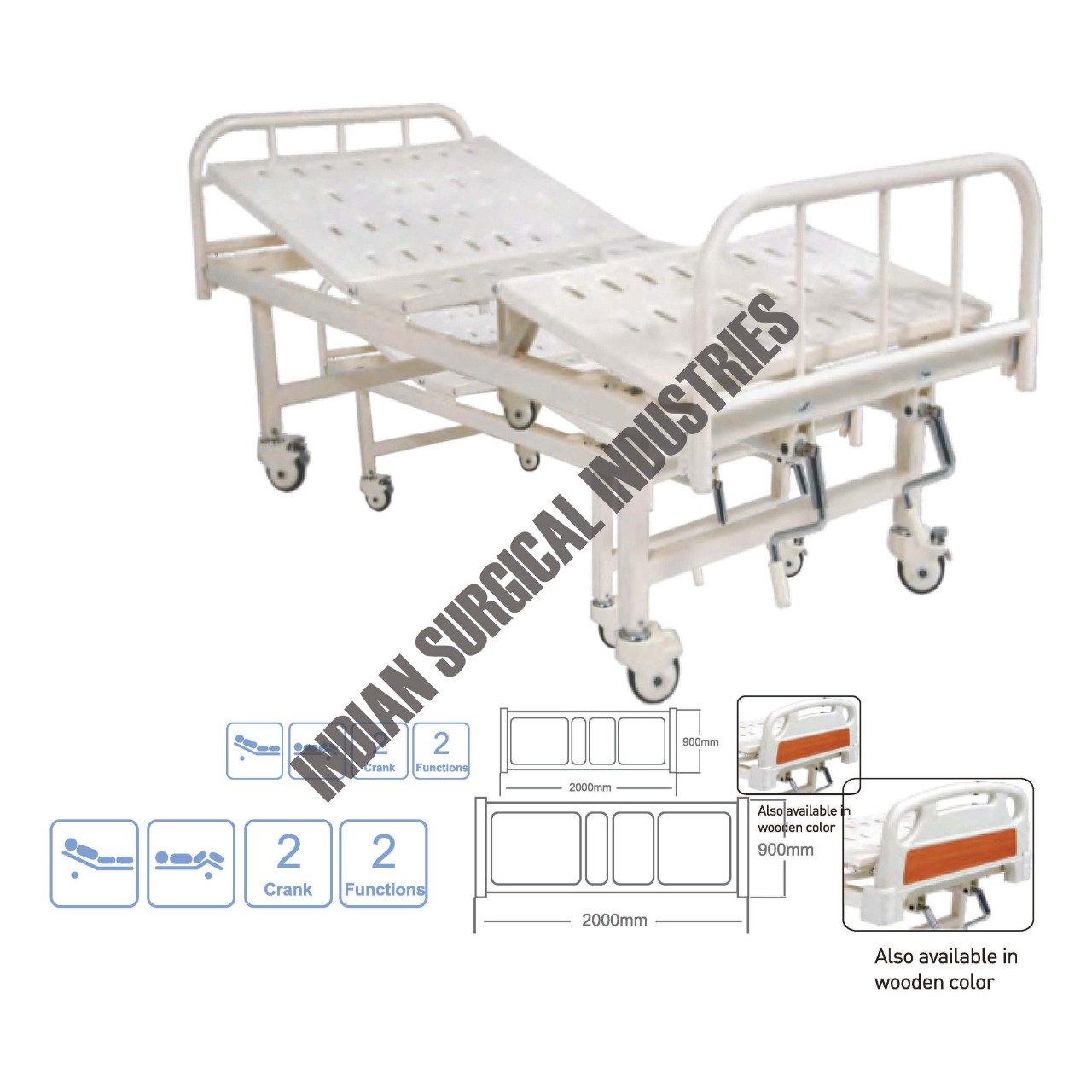 Hospital Fowler Bed Metal Panels