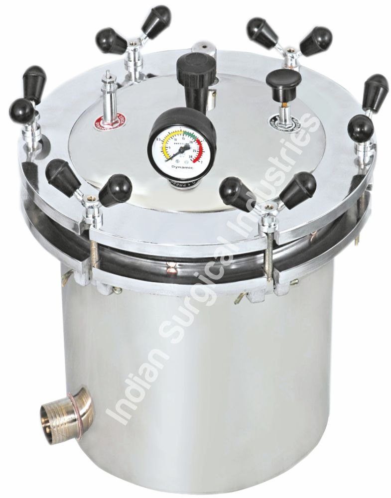 Autoclave Portable Stainless Steel Six Wing Nut Type