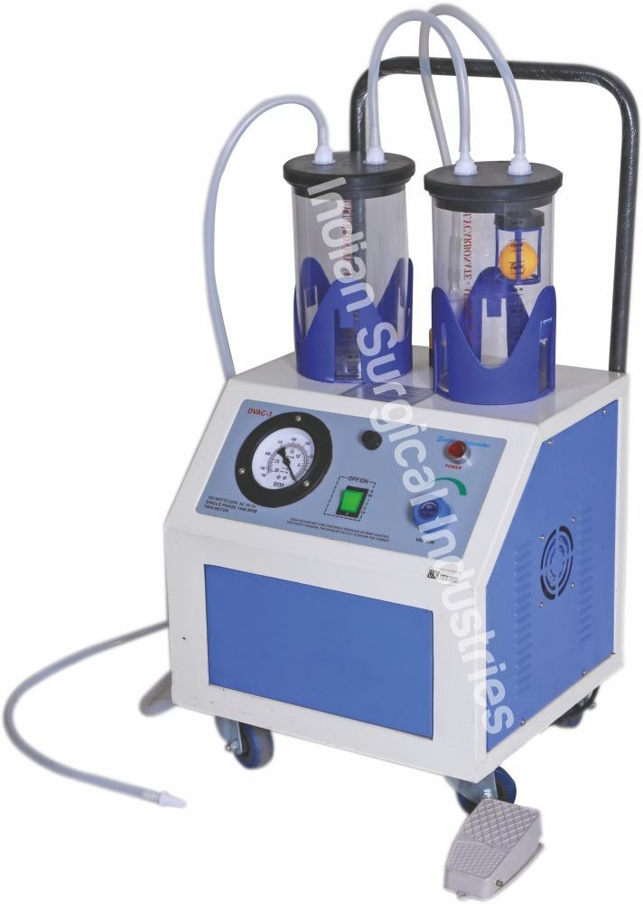 Suction Unit 0.5Hp With Poly Jars, Deluxe