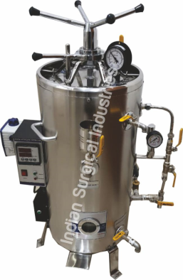 Autoclave Vertival Triple Wall Radial locking with Steam storage. thumbnail 10